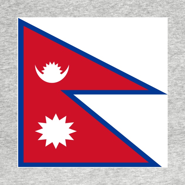 Nepal flag by flag for all